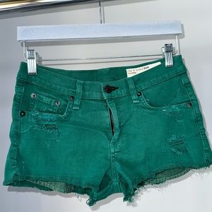 Rag & Bone Intermix Green Shorts